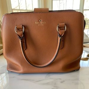 Kate Spade mulberry street lise satchel warm gingerbread